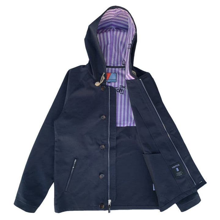 Original John (オリジナル ジョン) | ブリティッシュヴィンテージのディティールを取り入れたジップフーディ〈Navy〉 - Sopwith camel