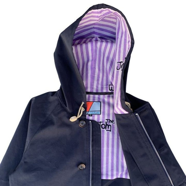 Original John (オリジナル ジョン) | ブリティッシュヴィンテージのディティールを取り入れたジップフーディ〈Navy〉 - Sopwith camel