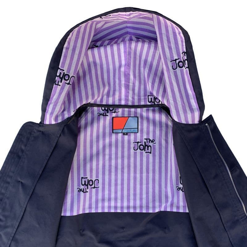 Original John (オリジナル ジョン) | ブリティッシュヴィンテージのディティールを取り入れたジップフーディ〈Navy〉 - Sopwith camel