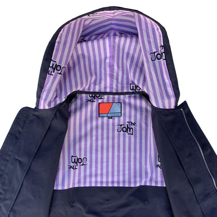 Original John (オリジナル ジョン) | ブリティッシュヴィンテージのディティールを取り入れたジップフーディ〈Navy〉 - Sopwith camel