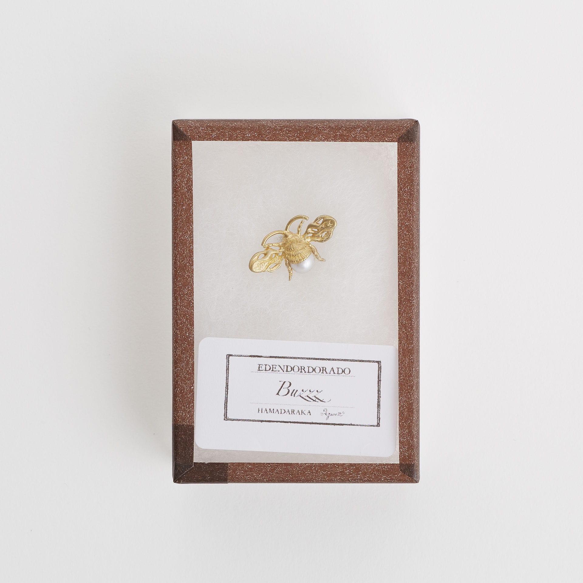 Aquvii(アクビ) × HAMADARAKA | 【コラボ】蜂をモチーフにしたピアス BUZZZ pierce [aq.084] - Sopwith camel