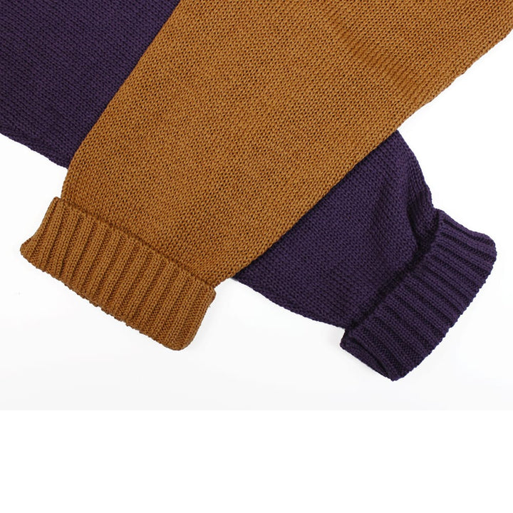 OR GLORY (オア・グローリー) | 60s-70sのベルト付きニットに着想を得たベルテッド カーディガン 〈Purple〉 - Sopwith camel