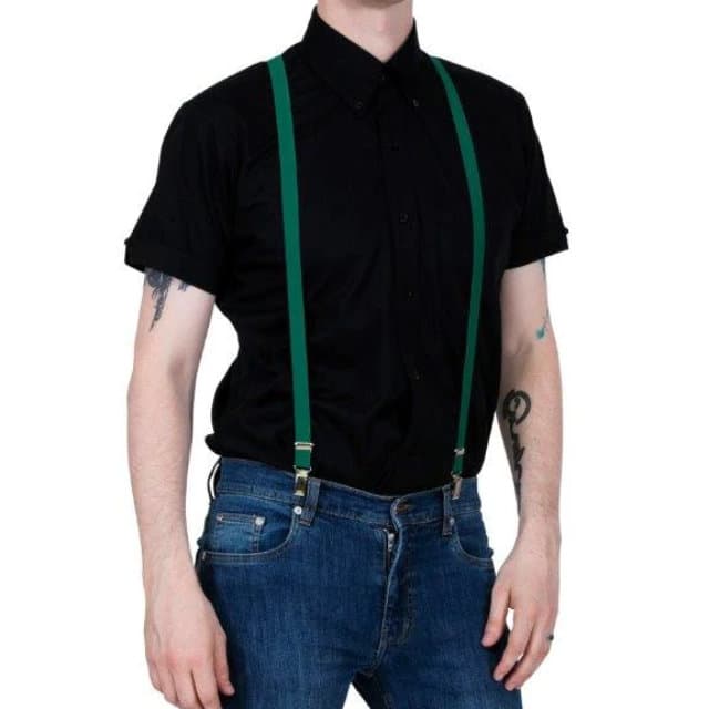 RELCO LONDON(レルコ ロンドン) | 英国製 H型 ロンドン ブレイシズ 18mm〈Bottle Green〉 - Sopwith camel