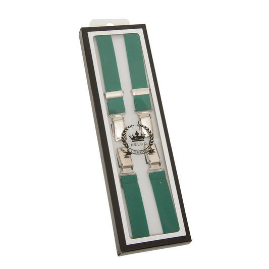 RELCO LONDON(レルコ ロンドン) | 英国製 H型 ロンドン ブレイシズ 18mm〈Bottle Green〉 - Sopwith camel