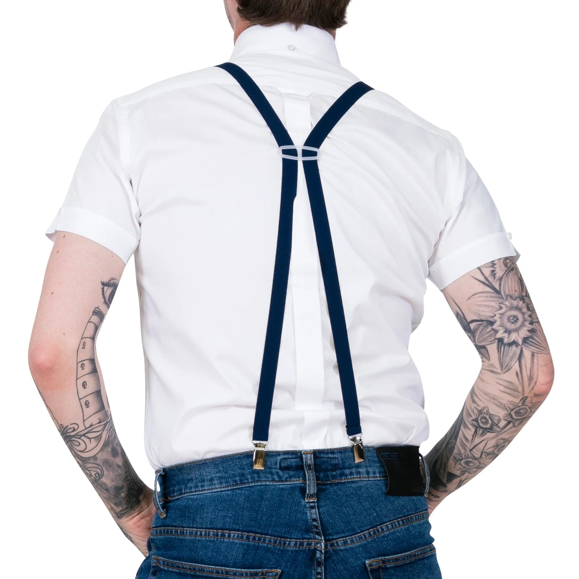 RELCO LONDON(レルコ ロンドン) | 英国製 H型 ロンドン ブレイシズ 18mm〈Navy Blue〉 - Sopwith camel