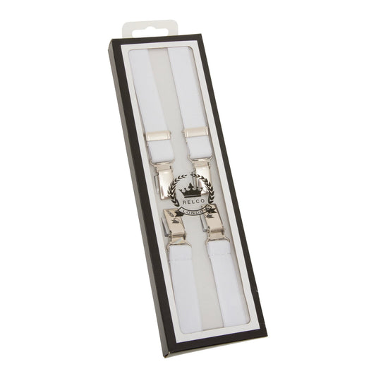 RELCO LONDON(レルコ ロンドン) | 英国製 H型 ロンドン ブレイシズ 18mm〈White〉 - Sopwith camel