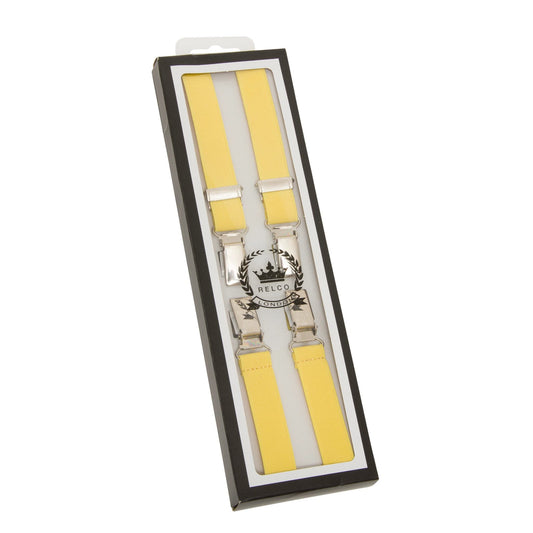 RELCO LONDON(レルコ ロンドン) | 英国製 H型 ロンドン ブレイシズ 18mm〈Yellow〉 - Sopwith camel