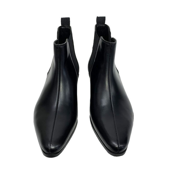 Original John(オリジナル ジョン) | サイドゴア 40mmキューバンヒールのチェルシーブーツ〈LEATHER BLACK〉 - Sopwith camel