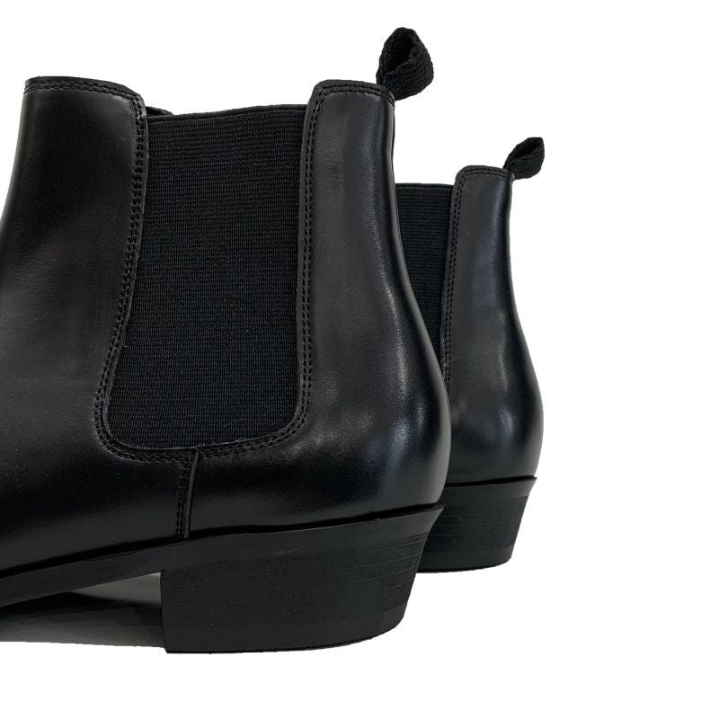 Original John(オリジナル ジョン) | サイドゴア 40mmキューバンヒールのチェルシーブーツ〈LEATHER BLACK〉 - Sopwith camel
