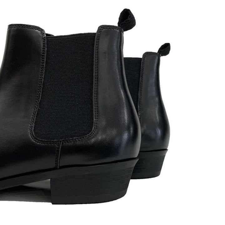 Original John(オリジナル ジョン) | サイドゴア 40mmキューバンヒールのチェルシーブーツ〈LEATHER BLACK〉 - Sopwith camel