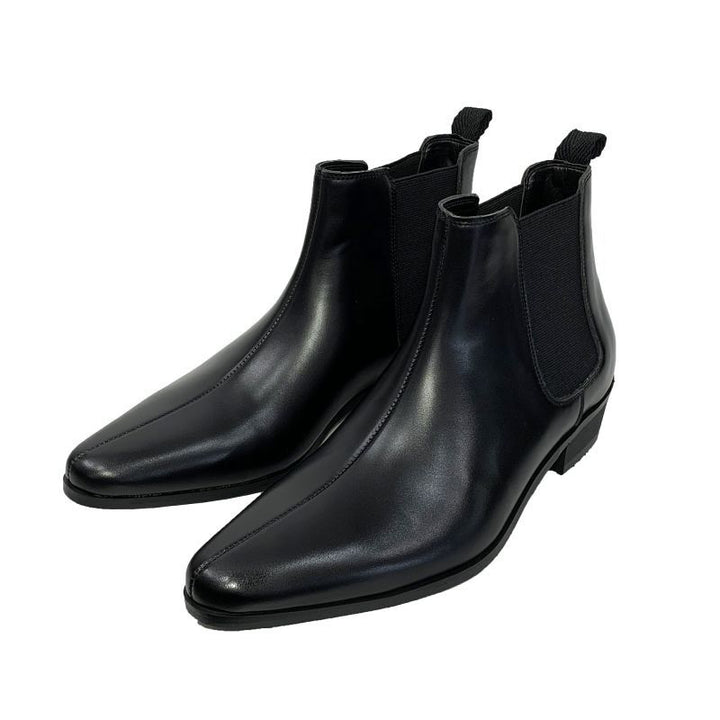 Original John(オリジナル ジョン) | サイドゴア 40mmキューバンヒールのチェルシーブーツ〈LEATHER BLACK〉 - Sopwith camel