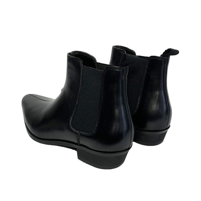 Original John(オリジナル ジョン) | サイドゴア 40mmキューバンヒールのチェルシーブーツ〈LEATHER BLACK〉 - Sopwith camel