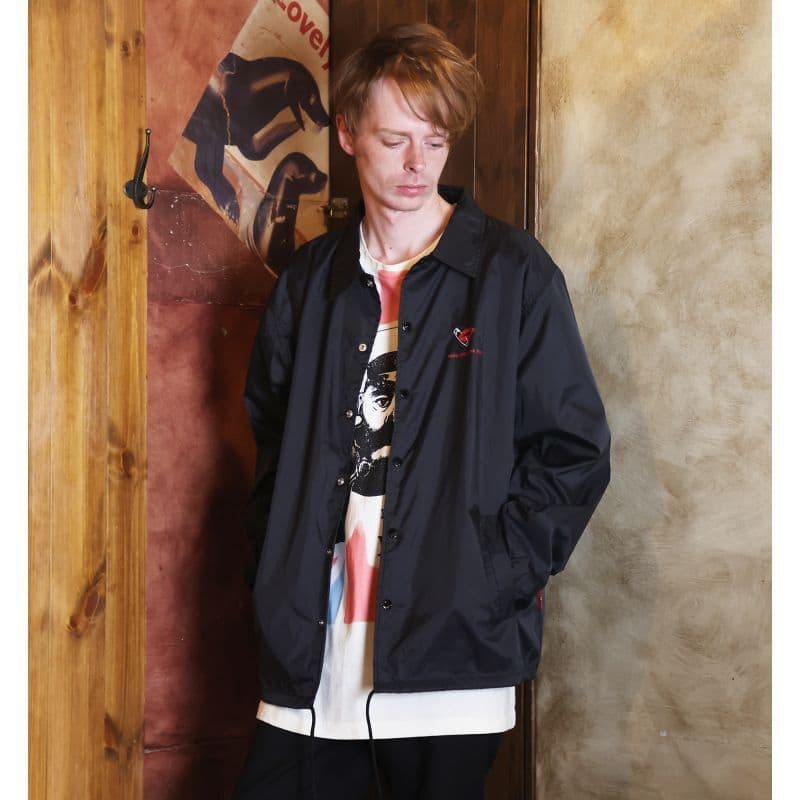 Original John (オリジナル ジョン) | COACH JACKET [JK494] - Black - Sopwith camel
