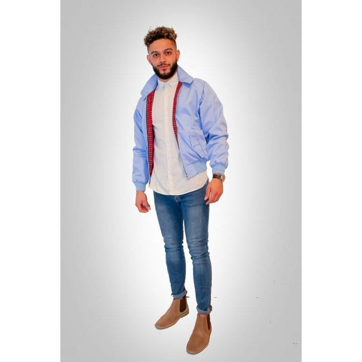 COMBAT(コンバット) | 英国製 60sスタイルのハリントンジャケット〈Sky Blue〉 - Sopwith camel