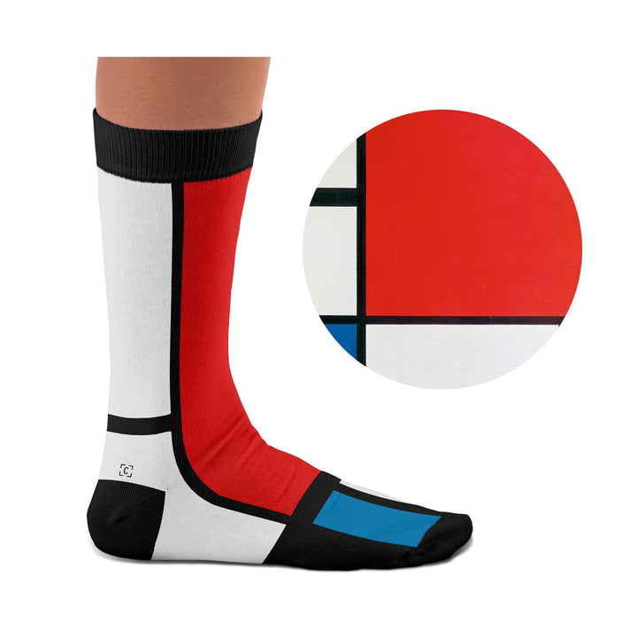 Sock affairs(ソックス・アフェアーズ) | Composition II Socks - Piet Mondrian - Sopwith camel