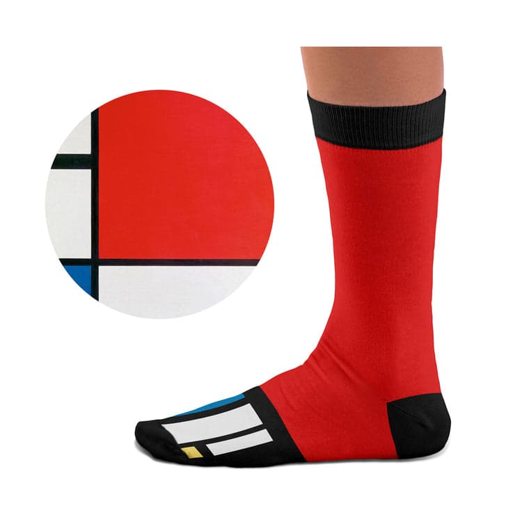 Sock affairs(ソックス・アフェアーズ) | Composition II Socks - Piet Mondrian - Sopwith camel