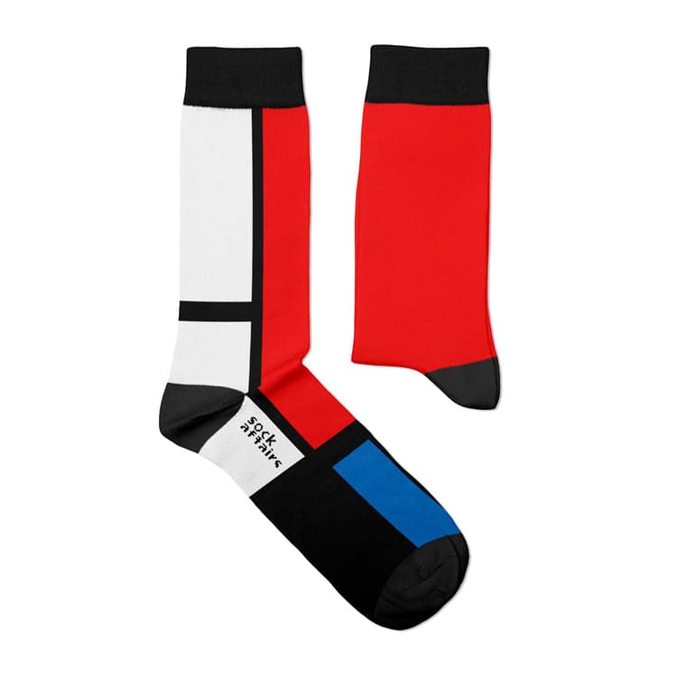 Sock affairs(ソックス・アフェアーズ) | Composition II Socks - Piet Mondrian - Sopwith camel