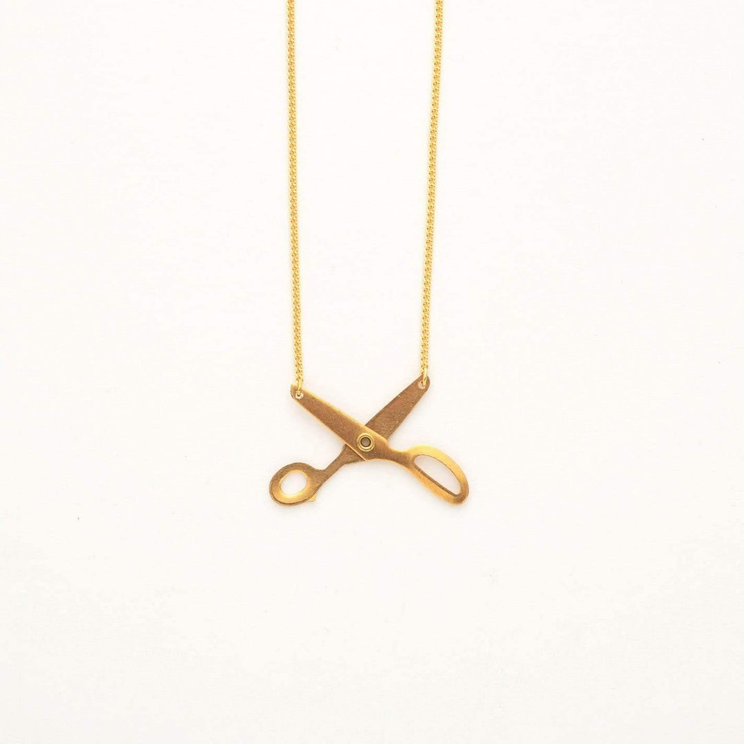Aquvii(アクビ) | ちょきちょき動くハサミがモチーフのネックレス Cut necklace [aq.039] - Sopwith camel