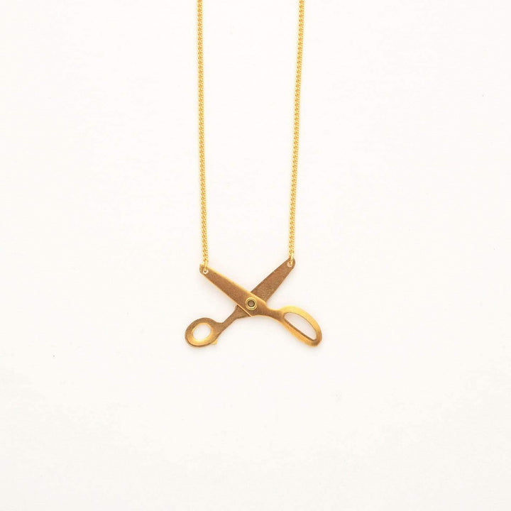 Aquvii(アクビ) | ちょきちょき動くハサミがモチーフのネックレス Cut necklace [aq.039] - Sopwith camel