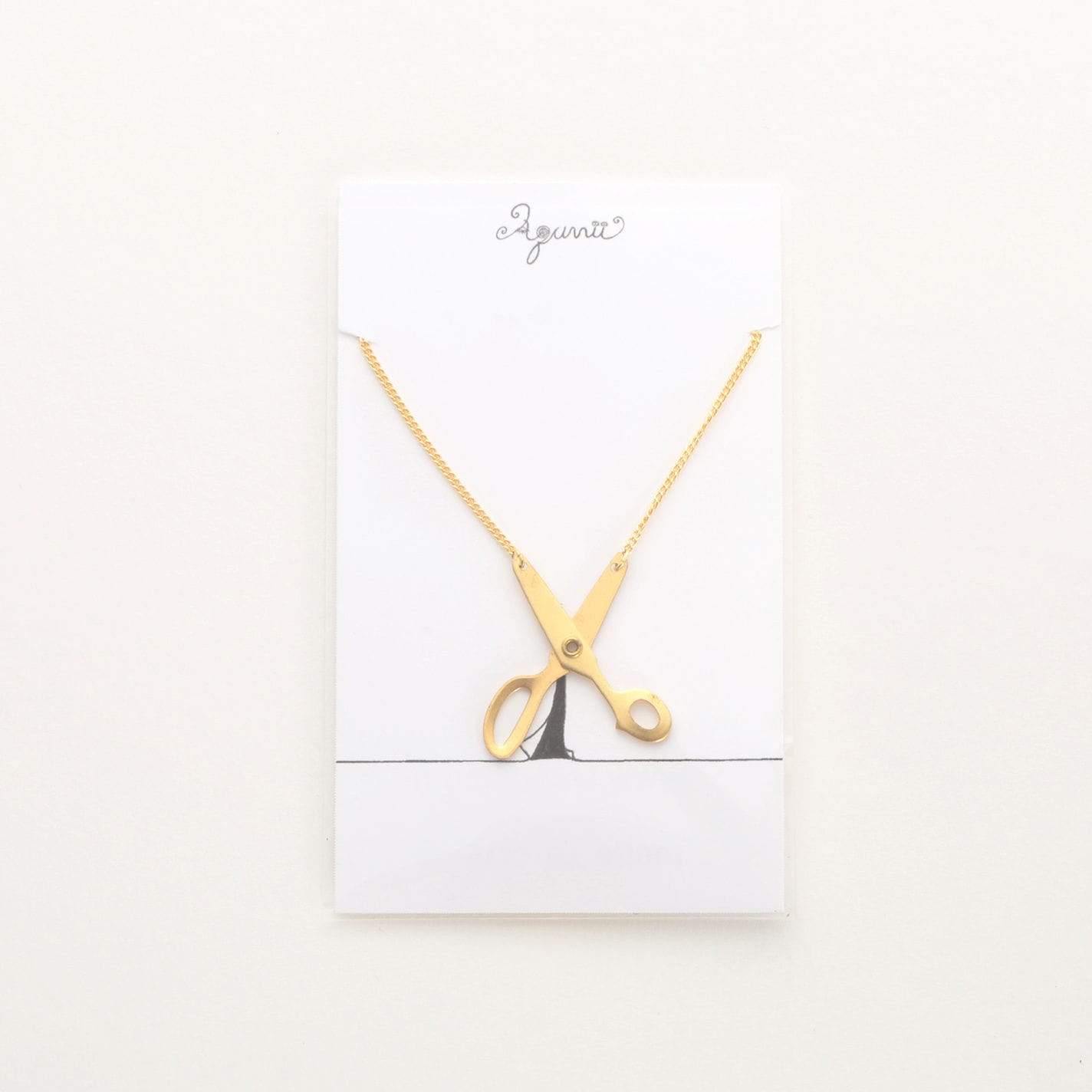 Aquvii(アクビ) | ちょきちょき動くハサミがモチーフのネックレス Cut necklace [aq.039] - Sopwith camel