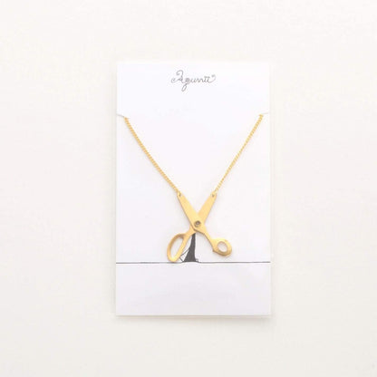 Aquvii(アクビ) | ちょきちょき動くハサミがモチーフのネックレス Cut necklace [aq.039] - Sopwith camel