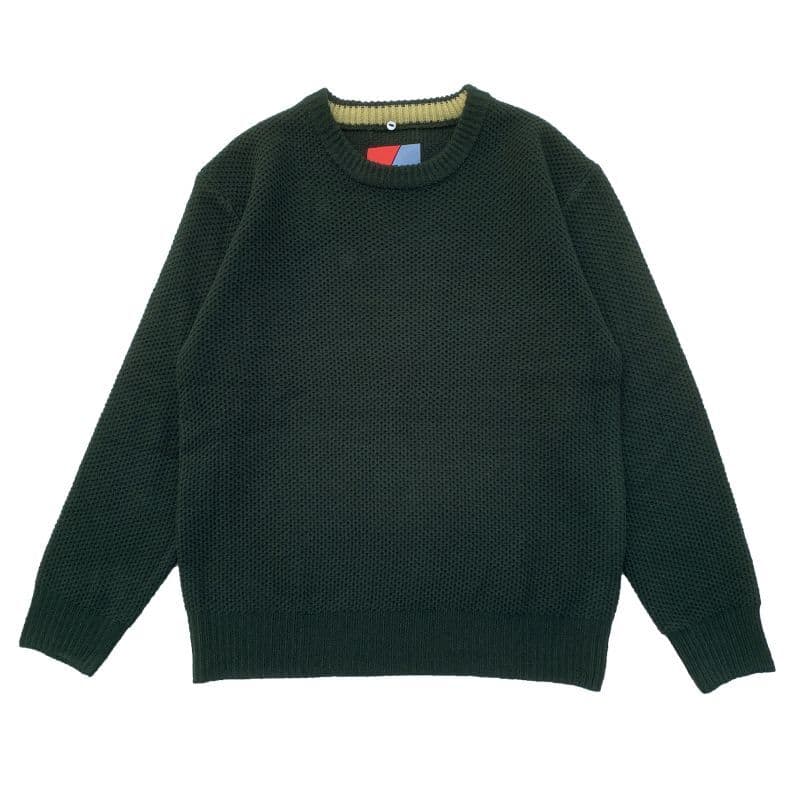 Original John(オリジナル ジョン) | DETACHABLE HONEYCOMB KNIT JUMPER [KT471] - Dark Green - Sopwith camel