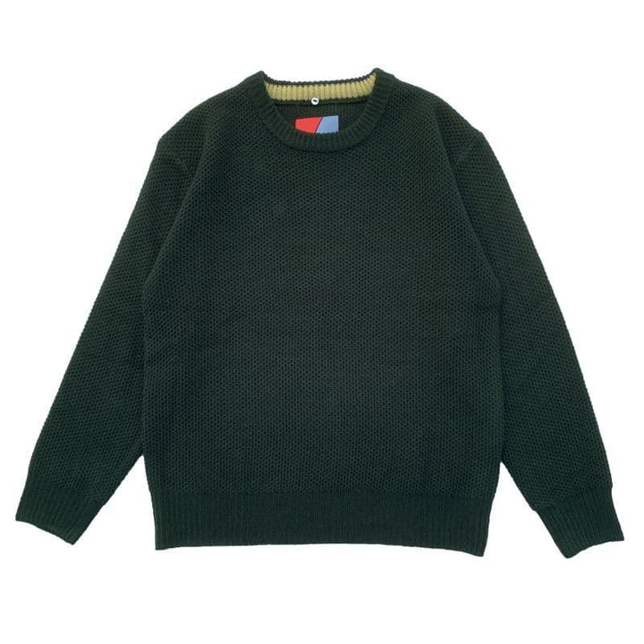 Original John(オリジナル ジョン) | DETACHABLE HONEYCOMB KNIT JUMPER [KT471] - Dark Green - Sopwith camel