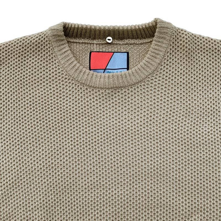 Original John(オリジナル ジョン) | DETACHABLE HONEYCOMB KNIT JUMPER [KT471] - Sand - Sopwith camel