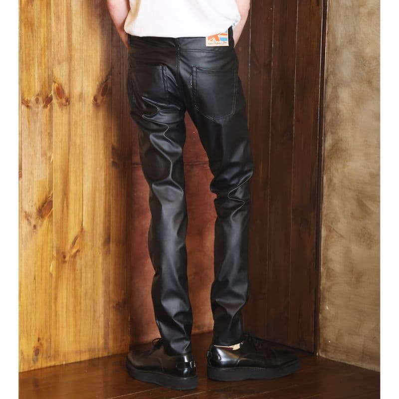 Original John (オリジナル ジョン) | FAUX LEATHER SKINNY PANTS [PT492] - Sopwith camel