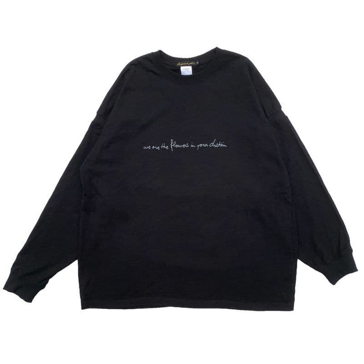 Original John(オリジナル ジョン) | "WE ARE THE FLOWERS IN YOUR DUSTBIN"デザインビッグシルエットTシャツ〈Black〉 - Sopwith camel