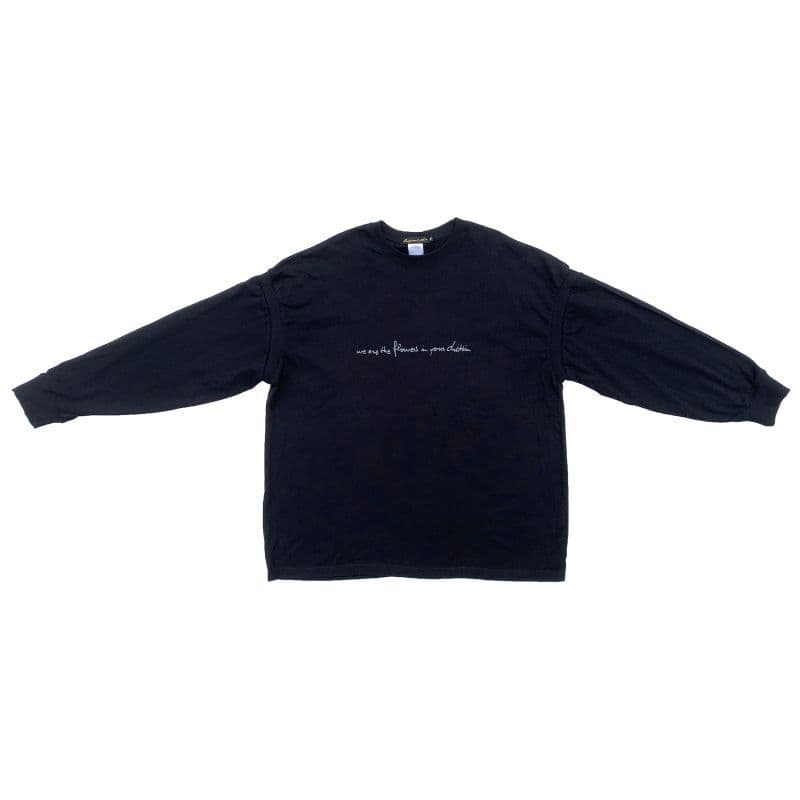 Original John(オリジナル ジョン) | "WE ARE THE FLOWERS IN YOUR DUSTBIN"デザインビッグシルエットTシャツ〈Black〉 - Sopwith camel