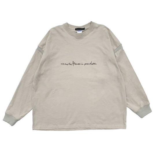 Original John(オリジナル ジョン) | "WE ARE THE FLOWERS IN YOUR DUSTBIN"デザインビッグシルエットTシャツ〈Sand〉 - Sopwith camel