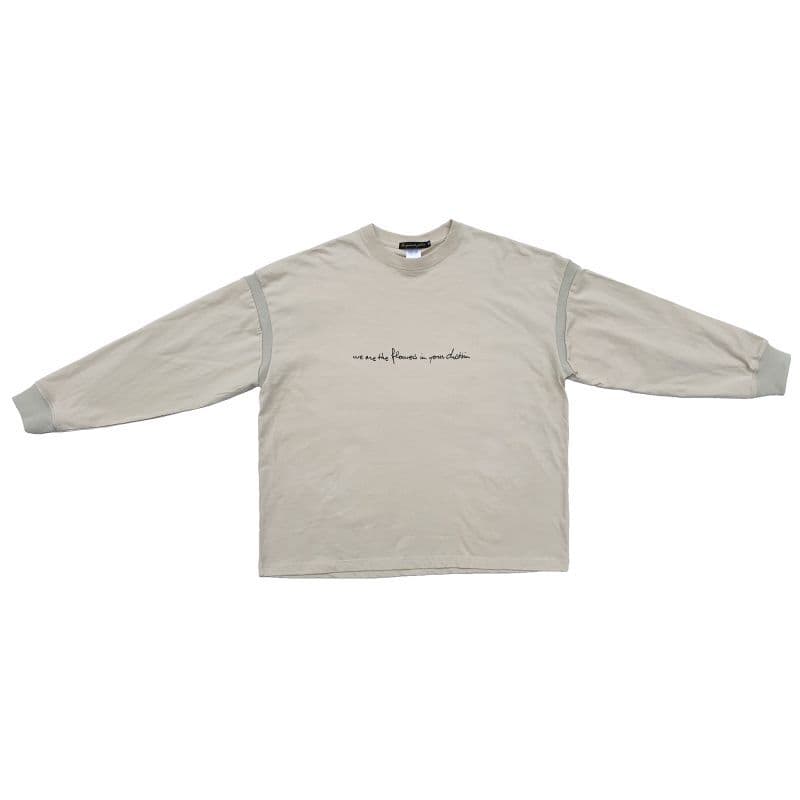 Original John(オリジナル ジョン) | "WE ARE THE FLOWERS IN YOUR DUSTBIN"デザインビッグシルエットTシャツ〈Sand〉 - Sopwith camel