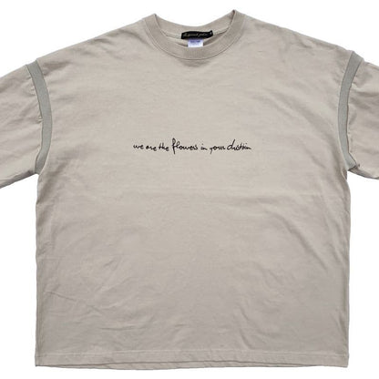 Original John(オリジナル ジョン) | "WE ARE THE FLOWERS IN YOUR DUSTBIN"デザインビッグシルエットTシャツ〈Sand〉 - Sopwith camel