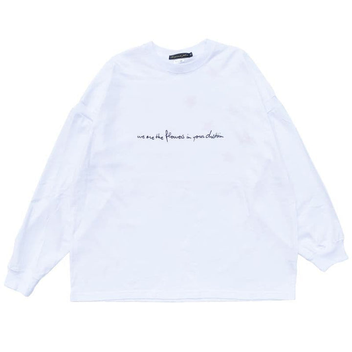 Original John(オリジナル ジョン) | "WE ARE THE FLOWERS IN YOUR DUSTBIN"デザインビッグシルエットTシャツ〈White〉 - Sopwith camel