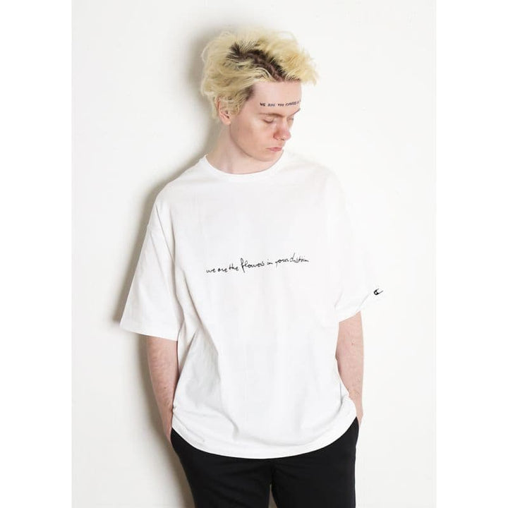 Original John(オリジナル ジョン) | "WE ARE THE FLOWERS IN YOUR DUSTBIN"デザインビッグシルエットTシャツ〈Black〉 - Sopwith camel