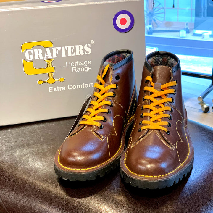 Grafters (グラフターズ) | モンキーブーツ Monkey Boots - Wine - Sopwith camel