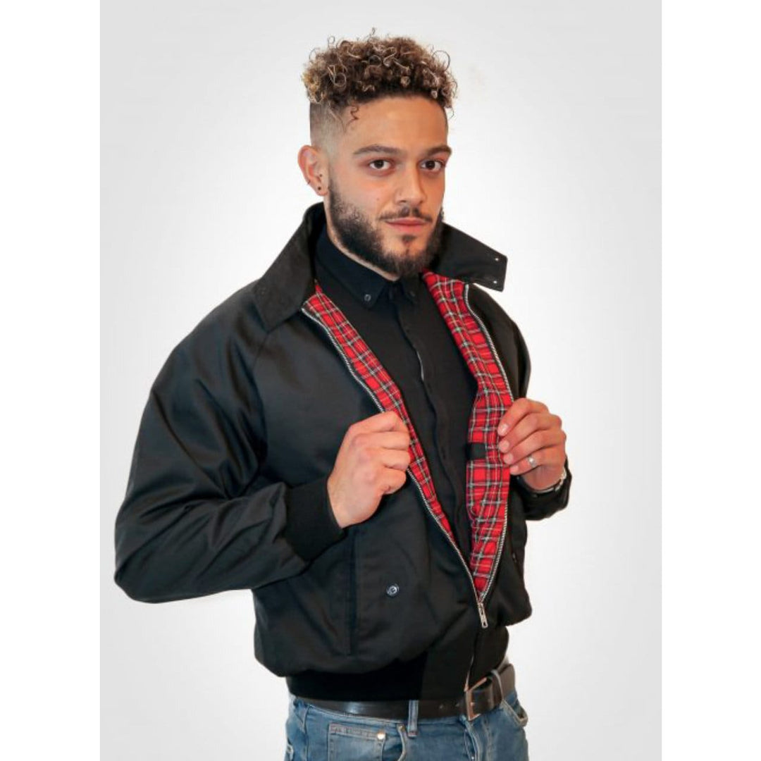 COMBAT(コンバット) | 英国製 60sスタイルのハリントンジャケット〈Black〉 - Sopwith camel