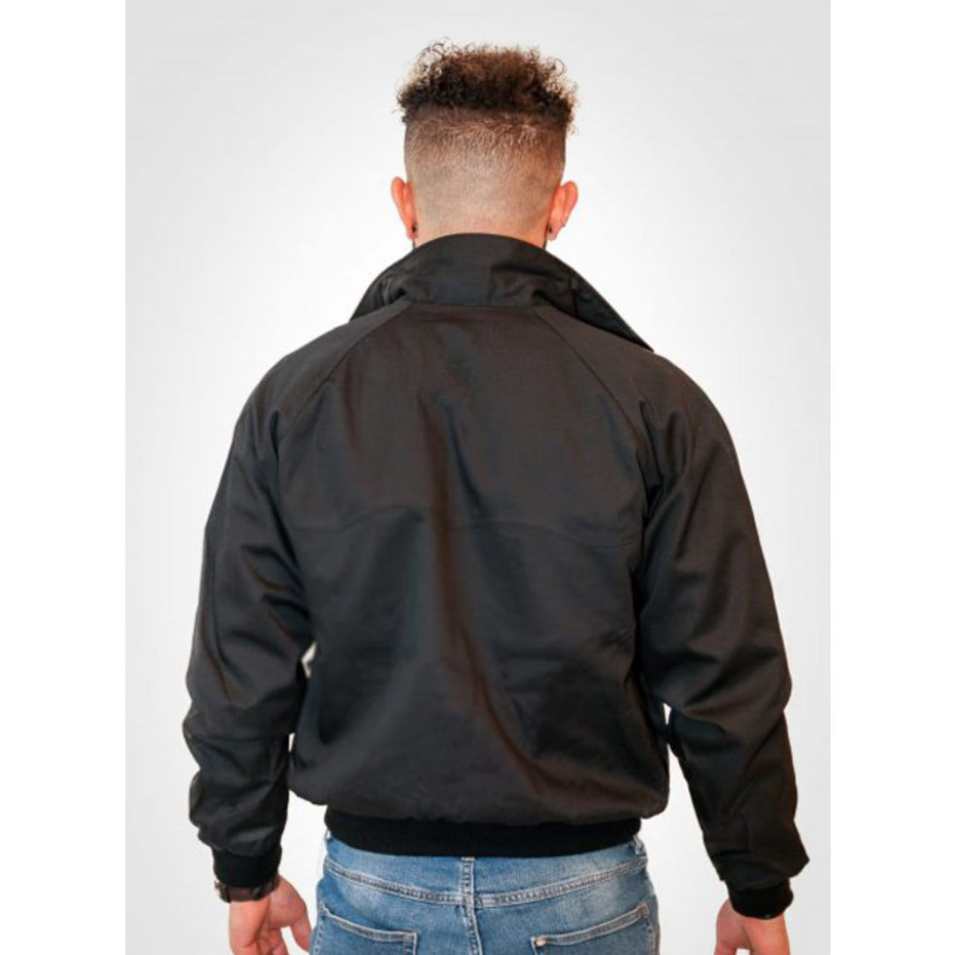 COMBAT(コンバット) | 英国製 60sスタイルのハリントンジャケット〈Black〉 - Sopwith camel