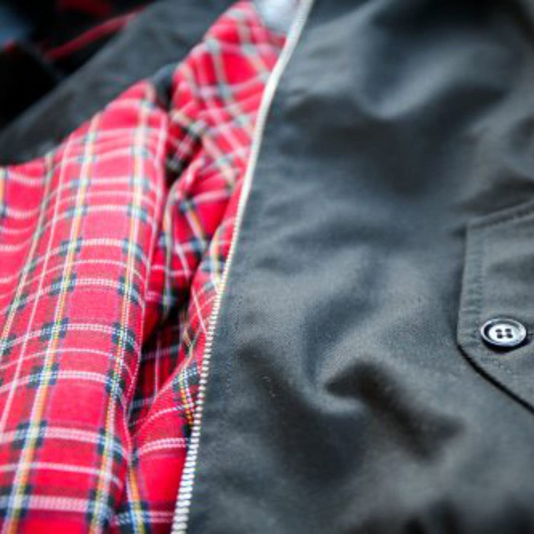 COMBAT(コンバット) | 英国製 60sスタイルのハリントンジャケット〈Black〉 - Sopwith camel