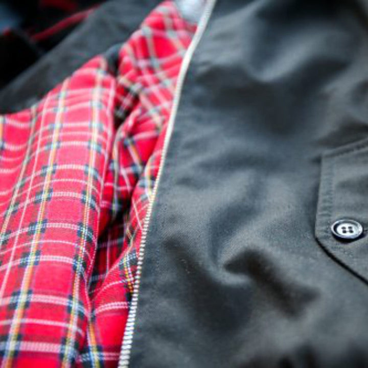 COMBAT(コンバット) | 英国製 60sスタイルのハリントンジャケット〈Black〉 - Sopwith camel
