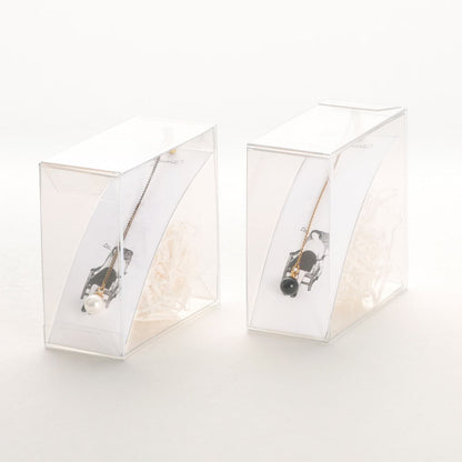 Aquvii(アクビ) | 白と黒の振り子がゆれる催眠術師をイメージしたピアス Hypnosis pierce - Sopwith camel