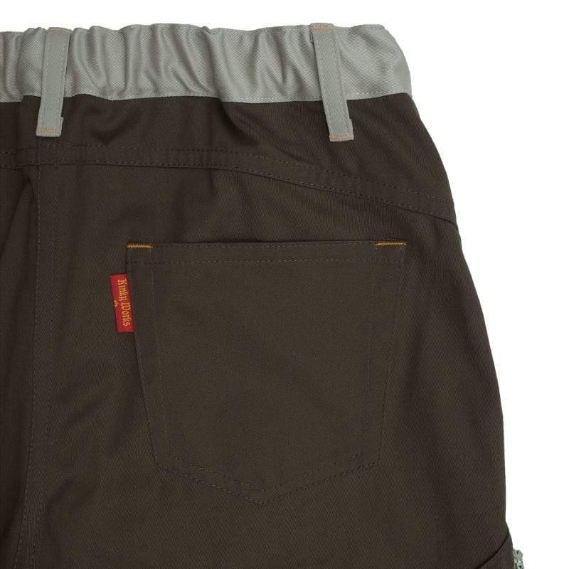 Original John(オリジナル ジョン) | バイカラースタイルのワークパンツ〈Brown〉 - Sopwith camel