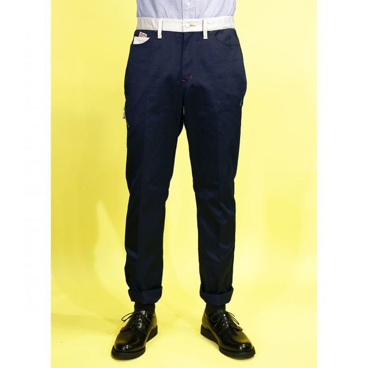 Original John(オリジナル ジョン) | バイカラースタイルのワークパンツ〈Navy〉 - Sopwith camel