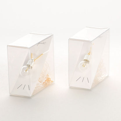 Aquvii(アクビ) | 豆電球をモチーフにしたピアスとネックレス Light bulb series [aq.017] - Sopwith camel