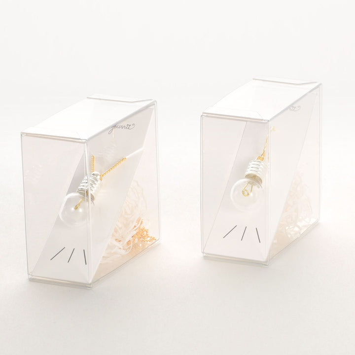 Aquvii(アクビ) | 豆電球をモチーフにしたピアスとネックレス Light bulb series [aq.017] - Sopwith camel