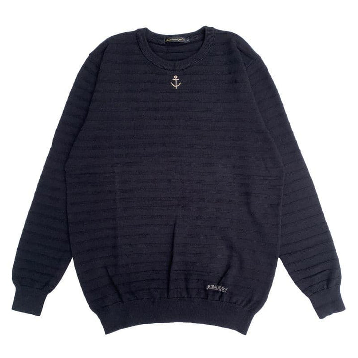 Original John (オリジナル ジョン) | MARINE STRIPED JUMPER [KT491] - Black - Sopwith camel