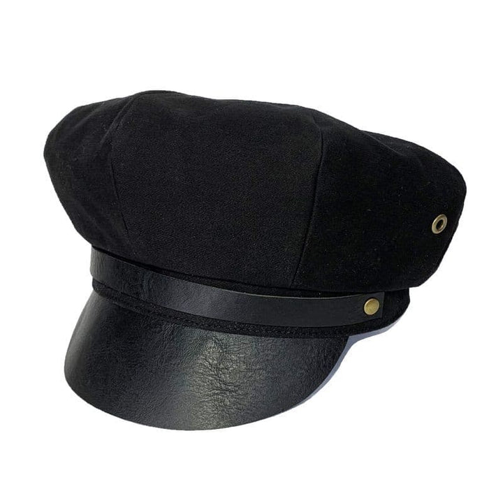 Original John (オリジナル ジョン) | モーターサイクルキャップ MOTORCYCLE CAP〈Black〉 - Sopwith camel