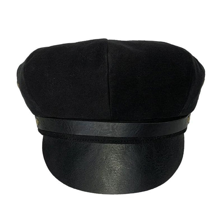 Original John (オリジナル ジョン) | モーターサイクルキャップ MOTORCYCLE CAP〈Black〉 - Sopwith camel