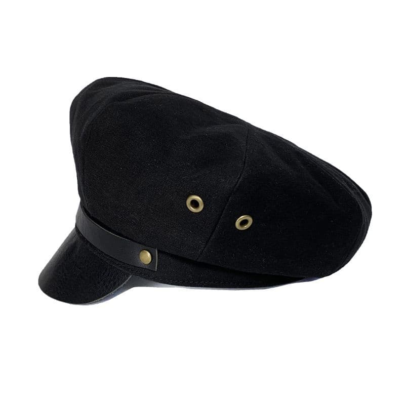 Original John (オリジナル ジョン) | モーターサイクルキャップ MOTORCYCLE CAP〈Black〉 - Sopwith camel